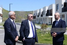 Azərbaycan-Rusiya Hökumətlərarası Dövlət Komissiyasının iclasının iştirakçıları Ağalı kəndi ilə tanış olublar - FOTO