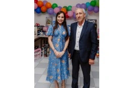 Leyla Əliyeva və Arzu Əliyeva 11 nömrəli inteqrasiya təlimli internat tipli ümumtəhsil məktəbində olublar