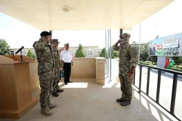 Hərbi Dəniz Qüvvələrində buraxılış mərasimi keçirilib - VİDEO