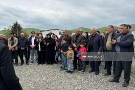 Növbəti köç karvanı Xocavənd kəndinə çatıb, açarlar təqdim edilib - YENİLƏNİB-1 - FOTO