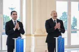 Azərbaycan və Türkmənistan prezidentlərinin iştirakı ilə “Dostlug” tankerinin onlayn formatda hədiyyə olunması mərasimi keçirilib