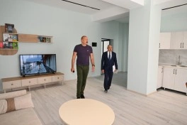 Prezident Şuşanın Qarabağ küçəsində həyata keçirilmiş işlərlə tanış olub