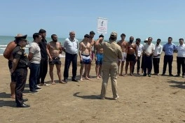 FHN çimərliklərdə silsilə maarifləndirmə tədbirləri keçirib - FOTO