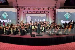 XV Qəbələ Beynəlxalq Musiqi Festivalının təntənəli bağlanış konserti keçirilib - FOTO