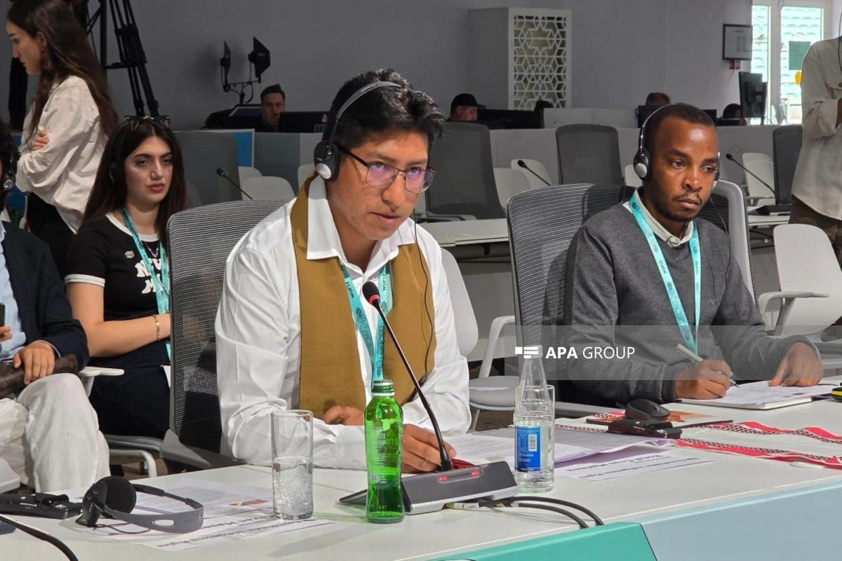 Boliviya nümayəndəsi: İnkişaf aborigen xalqların köçürülməsi hesabına olmamalıdır