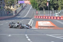 Bakıda Formula 2 üzrə sərbəst yürüş başa çatıb - YENİLƏNİB - FOTO