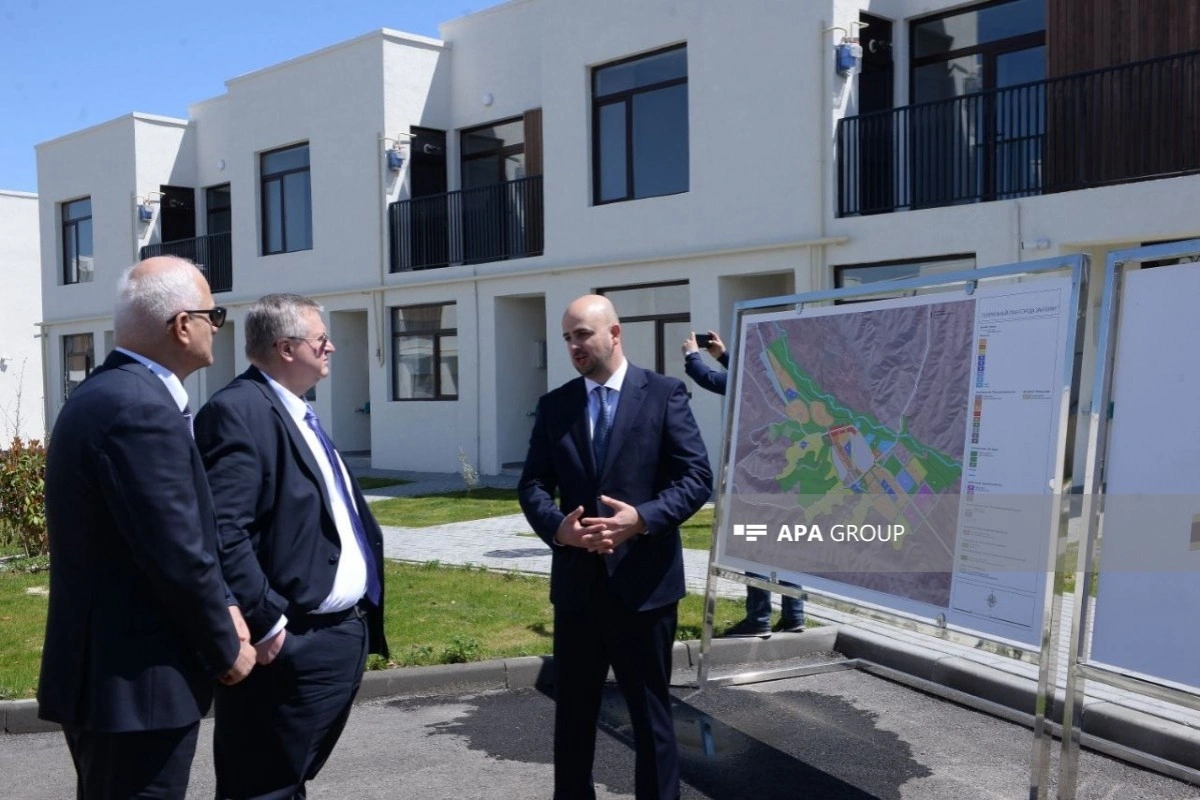 Azərbaycan-Rusiya Hökumətlərarası Komissiyasının üzvləri Zəngilanda bərpa-quruculuq işləri ilə tanış olub - FOTO