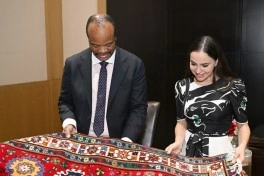 Leyla Əliyeva Esvatini Kralı III Msvatini ilə görüşüb