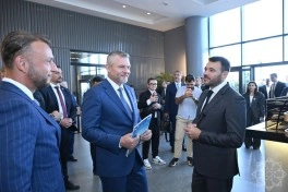 Slovakiya Prezidenti “Sea Breeze”lə tanış olub