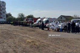 FHN-in Muğan Regional Mərkəzi kompleks mülki müdafiə təlimi keçirib