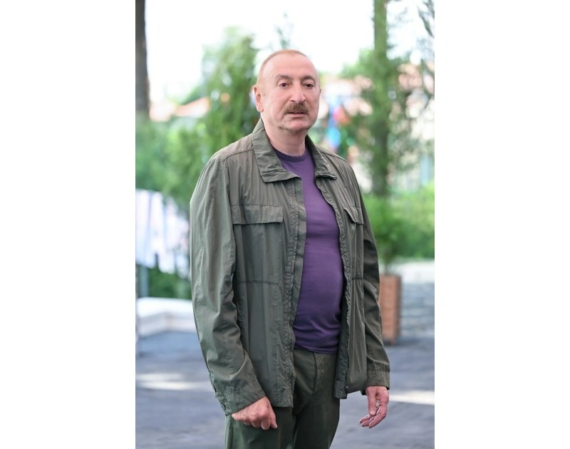 Prezident İlham Əliyev Xocavənd rayonunun Quzeyxırman kəndində olub - FOTO