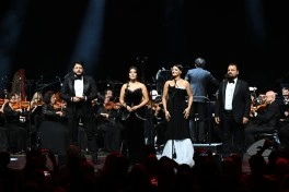 Montrödə Azərbaycanın incəsənət nümayəndələrinin iştirakı ilə qala konsert keçirilib - FOTO