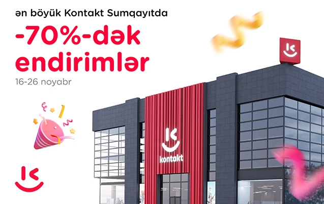 Sumqayıtda Qafqazın ən böyük elektronika və mebel mağazası açıldı  - Açılışa özəl endirim