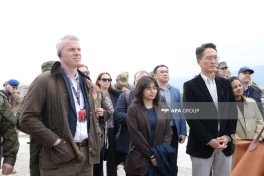 Diplomatik korpusun nümayəndələri Qarabağ Universitetində olublar - FOTO