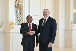 Azərbaycan Prezidenti Şri-Lanka nazirini qəbul edib