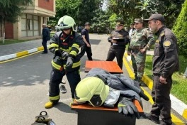“Gənc xilasedici və yanğınsöndürən” Ümumrespublika yarışlarının zona birinciliyini keçirib