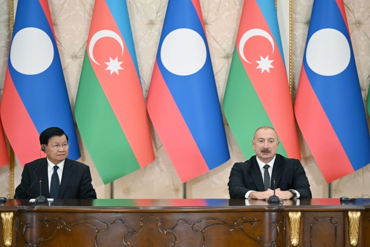 Azərbaycan və Laos prezidentləri mətbuata bəyanatlarla çıxış ediblər - YENİLƏNİB-1