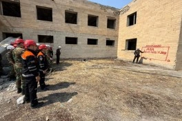 FHN Muğan regionunda taktiki-xüsusi təlim keçirib - VİDEO