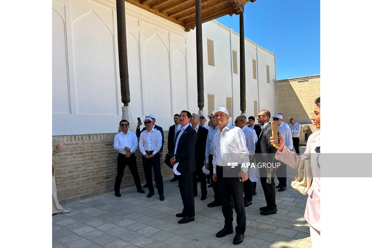 Azərbaycan nümayəndə heyəti Buxarada tarixi Ark qalasını ziyarət edib - FOTO - VİDEO