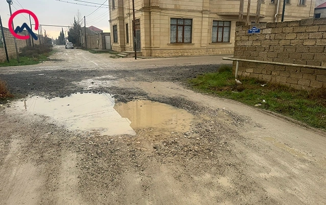 Şəhidin adını daşıyan küçə niyə bu vəziyyətdədir?  - Fotolar