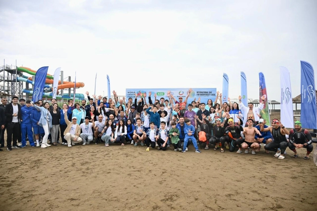 Bakıda Beynəlxalq Bioloji Müxtəliflik Günü münasibətilə “SPLASH for Swimmable Cities” tədbiri keçirilib - FOTO