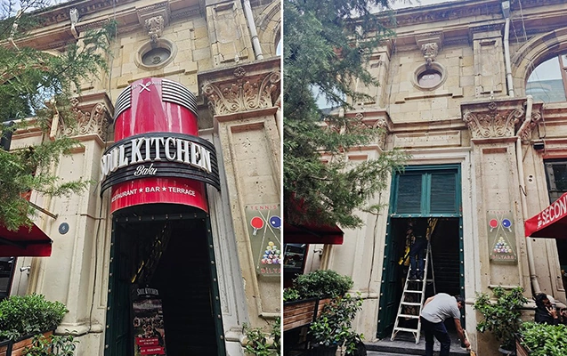 Abidələrin xarici görkəmini pozan 400-ə yaxın reklam lövhəsi müəyyən olunub  - Fotolar