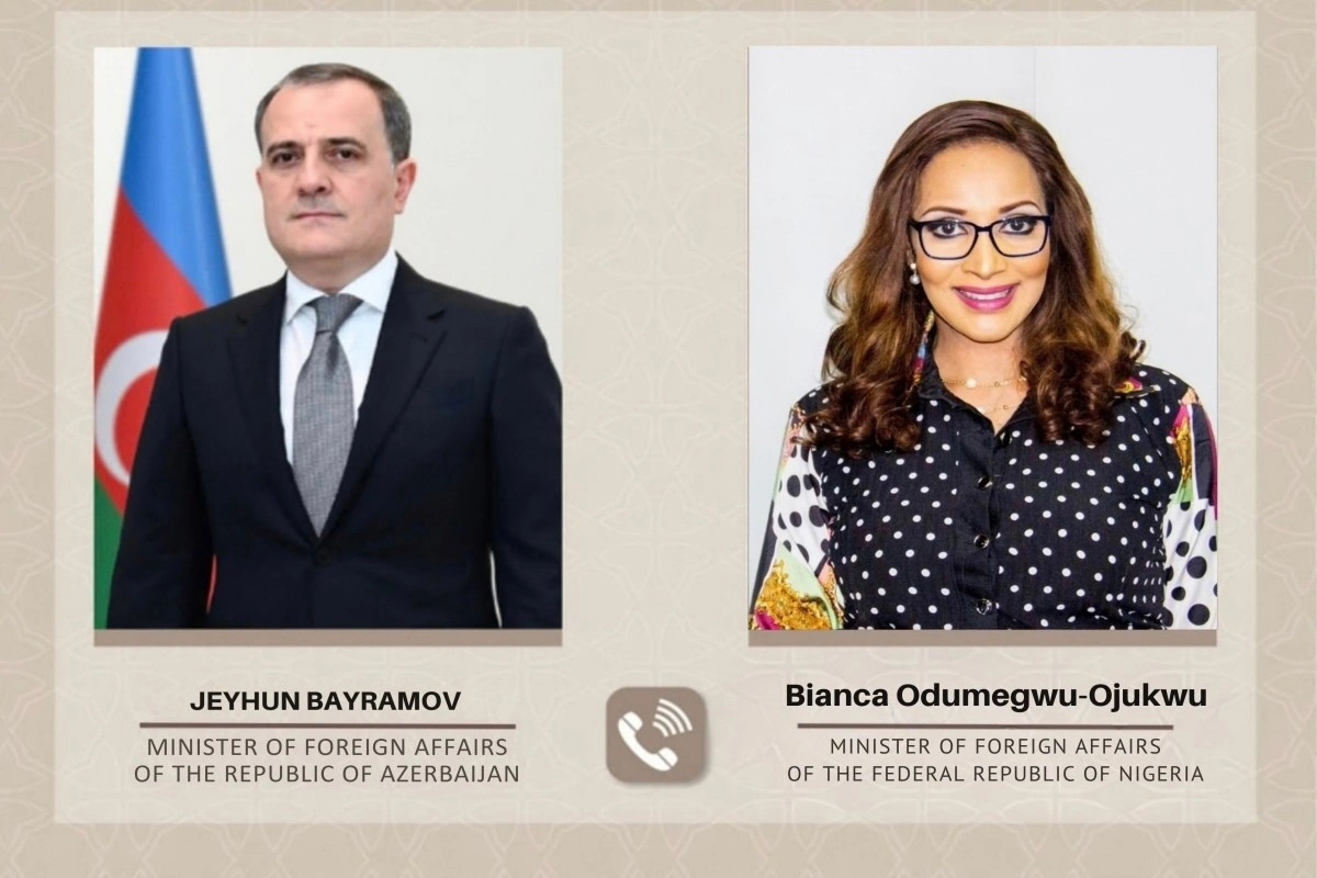Ceyhun Bayramov nigeriyalı həmkarı ilə çoxtərəfli platformalarda əməkdaşlıq gündəliyini müzakirə edib