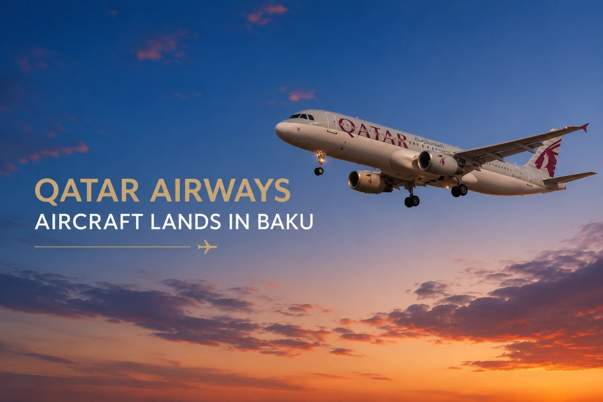 “Qatar Airways”in Doha-Tbilisi təyyarəsi Bakıya eniş edib