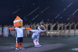 Məktəblilərin Respublika İdman Olimpiadasının açılış mərasimi keçirilib - FOTO