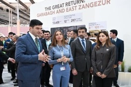 Leyla Əliyeva və Arzu Əliyeva "Urban Expo" sərgisi ilə tanış olublar