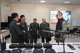 Özbəkistan Silahlı Qüvvələrinin nümayəndə heyəti Azərbaycana gəlib