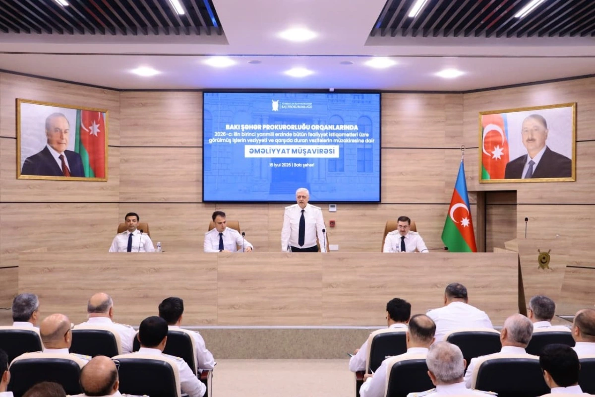 Bakı şəhər prokurorluğunda əməliyyat müşavirəsi keçirilib