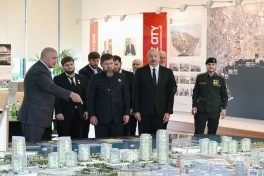 Prezident İlham Əliyev və Ramzan Kadırov “Bakı Ağ Şəhər”də olublar