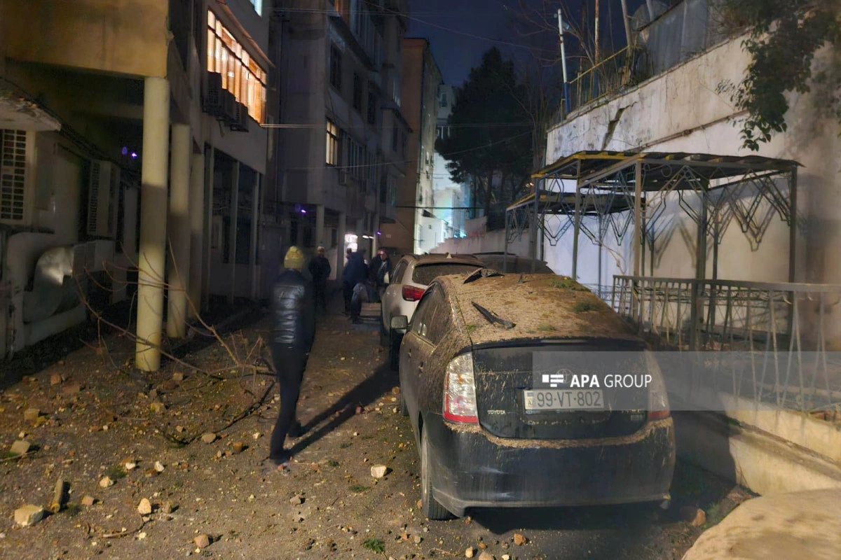 Bakıda qazanxanada partlayış olub - FOTO