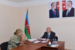 Zakir Fərəcov növbəti səyyar qəbul keçirib - FOTO
