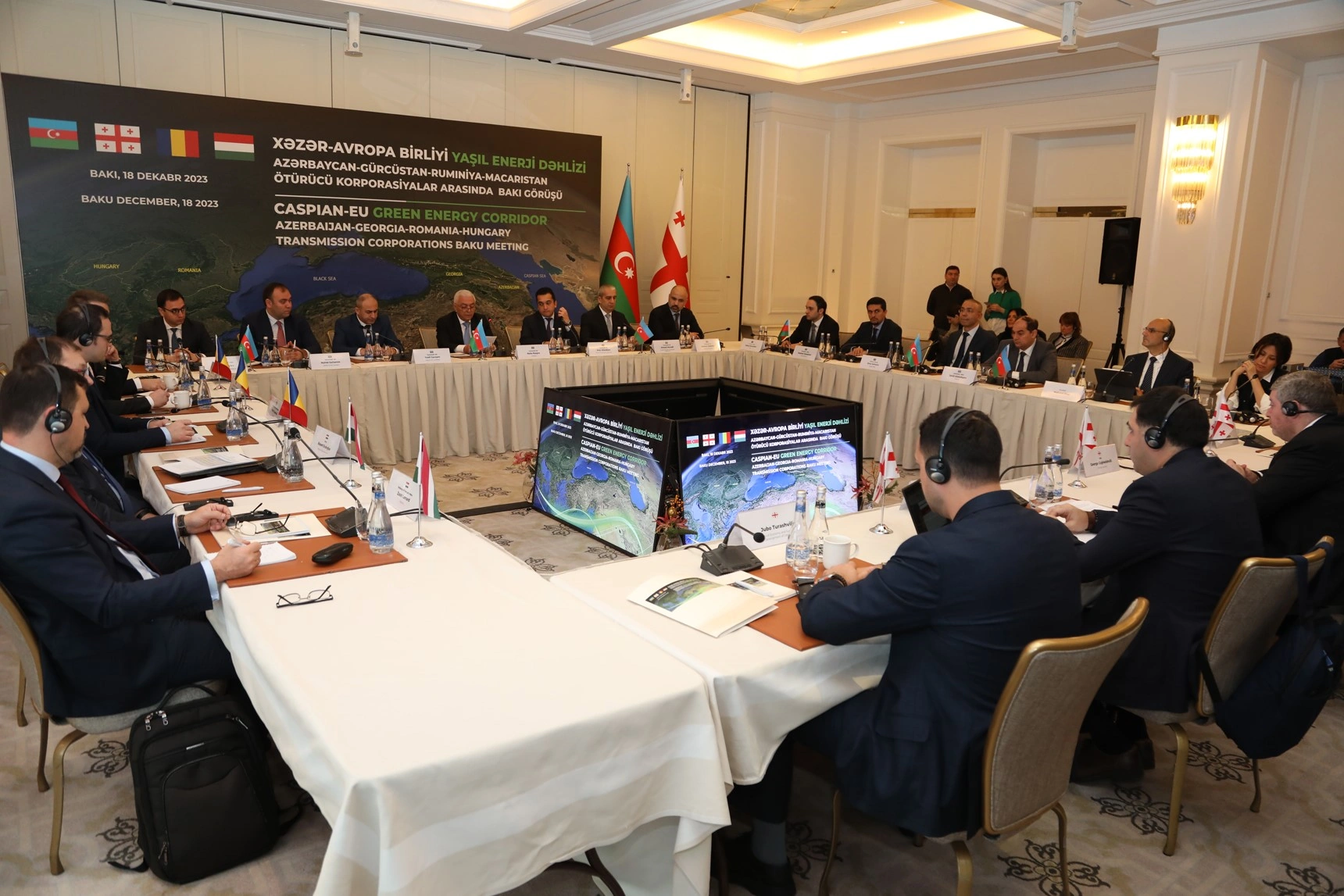 Dörd dövlətin enerji qurumları arasında görüş  - Fotolar