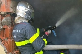 Binəqədi-Novxanı-Mehdiabad yolunda obyektdə yanğın məhdudlaşdırılıb - YENİLƏNİB-1 - FOTO - VİDEO