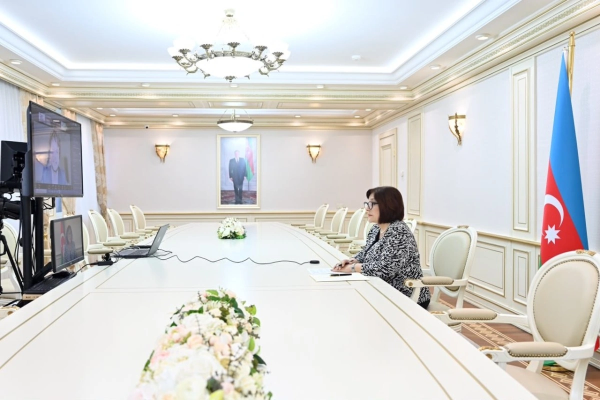 Sahibə Qafarova Pİ-nin yüksək səviyyəli dialoqunda çıxış edib