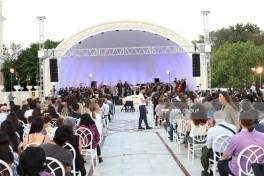 Üzeyir Hacıbəyli XVIII Beynəlxalq Musiqi Festivalının açılışı olub - FOTO