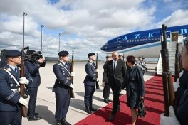 Azərbaycan Prezidenti İlham Əliyev Almaniyaya rəsmi səfərə gəlib