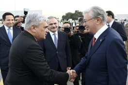 Qazaxıstan Prezidentinin Azərbaycana səfəri başlayıb