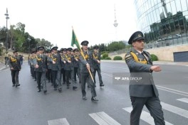 Bakı, Xankəndi, Şuşa və daha beş şəhərdə hərbçilərin yürüşü keçirilib - FOTO - YENİLƏNİB
