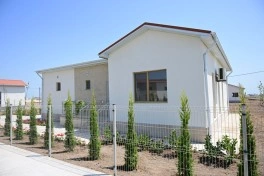 Azərbaycan və Slovakiya prezidentləri Ağdamın Baş Qərvənd kəndində görülən işlərlə tanış olublar, məktəbin təməli qoyulub - FOTO