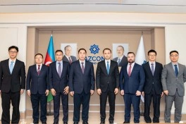 AZCON Holding-in icraçı direktoru Şahin Babayev Çinin “CRRC Zhuzhou locomotive” şirkətinin nümayəndə heyəti ilə görüşüb