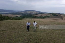 Qubada qədim yaşayış yerində arxeoloji tədqiqatlar aparılır, keramika fraqmentləri tapılıb - FOTO