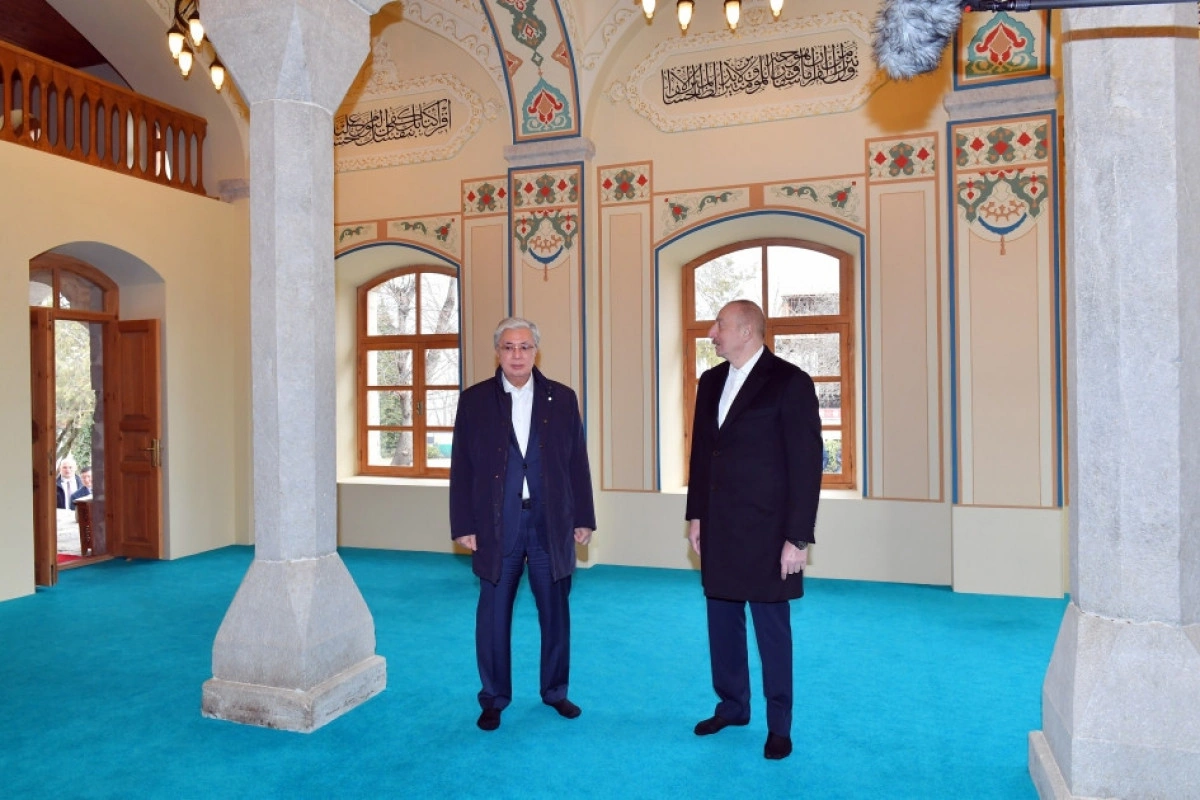 Azərbaycan və Qazaxıstan prezidentləri Şuşaya səfər ediblər - YENİLƏNİB