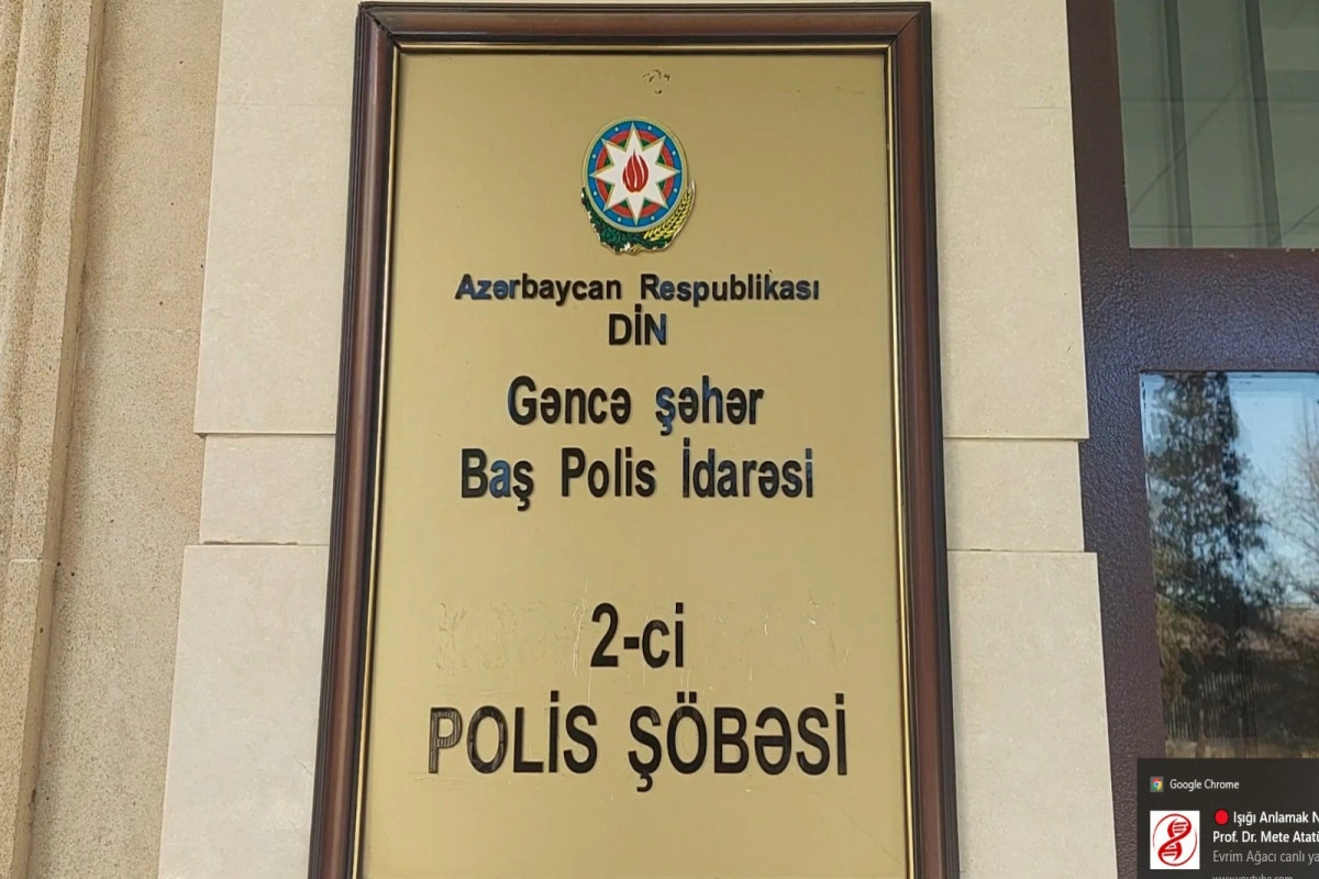 Gəncədə oğurluq etməkdə şübhəli bilinən şəxs saxlanılıb - FOTO