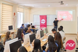 “Nar” Gəncədə tələbələr üçün marketinq və karyera təlimləri təşkil edib
