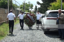 Azov dənizində dron hücumunda həlak olan Məhəmməd Əliyev Zaqatalada dəfn olunub - FOTO