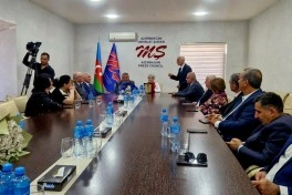 MŞ-da Əməkdar jurnalist Əminə Yusifqızının yubileyinə həsr olunmuş toplantı keçirilib - FOTO